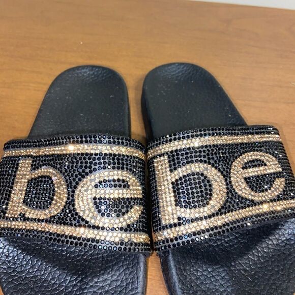 Bebe glitter logo slides - Picture 5 of 6